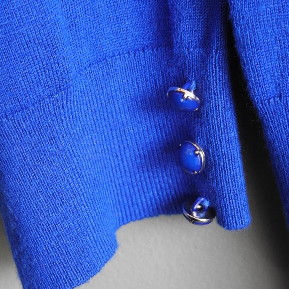 Premise Studio 8 Button Blue Cardigan, Women's Extra Large - Picture 9 of 11